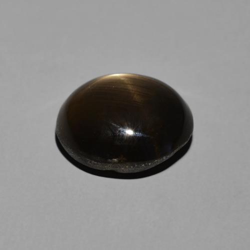 Zafiro estrella Negro natural de 6.03 ct, Ovalada, Opaco