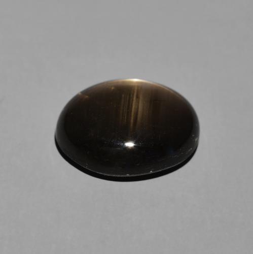 Zafiro estrella Negro natural de 5.12 ct, Ovalada, Opaco