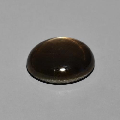 Zafiro estrella Negro natural de 3.50 ct, Ovalada, Opaco