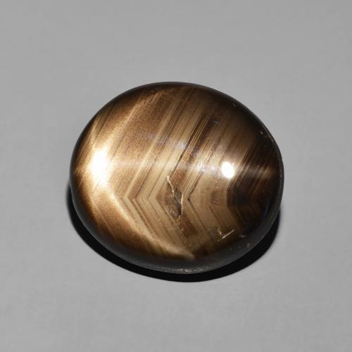 Zafiro estrella Negro natural de 11.35 ct, Ovalada, Opaco