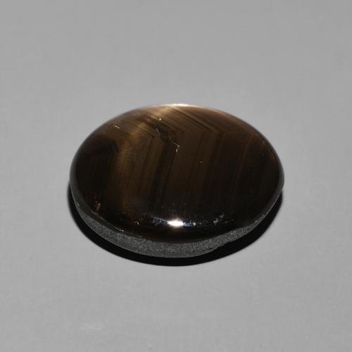 Zafiro estrella Negro natural de 11.35 ct, Ovalada, Opaco