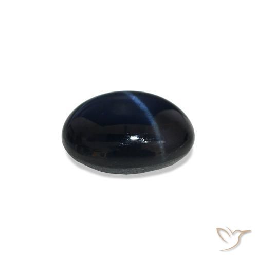 Zafiro estrella Azul marino intenso natural de 1.15 ct, Ovalada, Opaco