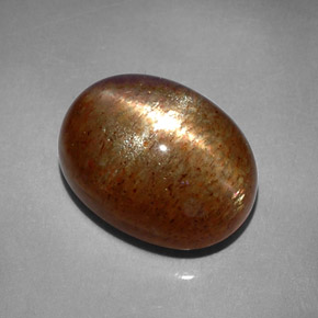 Piedra sol estrella marrón natural de 8,41 ct, corte óvalo, opaco