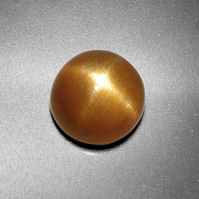 Piedra sol estrella marrón natural de 3,38 ct, corte redondo, opaco