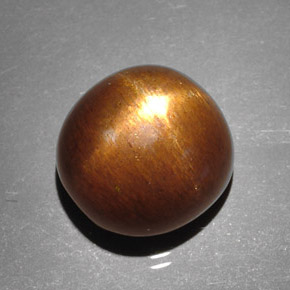 Piedra solar estrella Marrón-oro natural de 8.95 ct, Corte Óvalo, Opaco