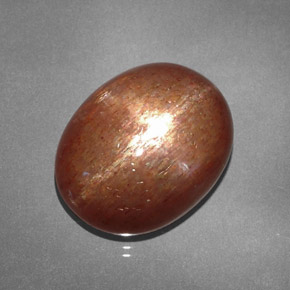 Piedra sol estrella marrón natural de 15,61 ct, corte óvalo, opaco