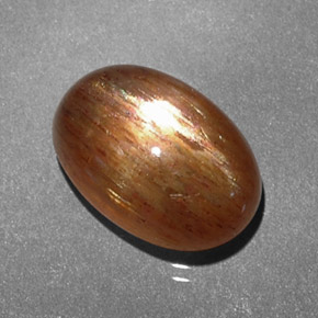 Piedra sol estrella marrón natural de 3,15 ct, corte óvalo, opaco