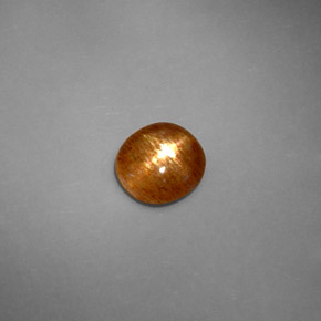 Piedra solar estrella Marrón-oro natural de 1.37 ct, Corte Óvalo, Opaco