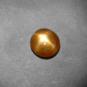Piedra sol estrella marrón natural de 1,17 ct, corte óvalo, opaco