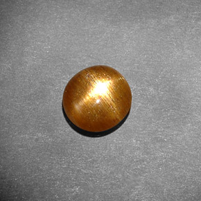 Piedra sol estrella marrón natural de 1,17 ct, corte óvalo, opaco