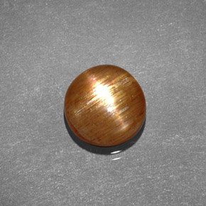 Piedra solar estrella Marrón-oro natural de 1.35 ct, Corte Óvalo, Opaco