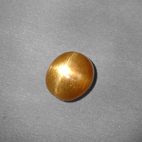 Piedra sol estrella marrón natural de 0,80 ct, corte óvalo, opaco
