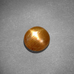 Piedra sol estrella marrón natural de 0,97 ct, corte óvalo, opaco