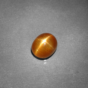 Piedra sol estrella marrón dorado natural de 1,49 ct, corte óvalo, opaco