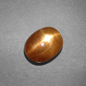 Piedra solar estrella Marrón-oro natural de 1.34 ct, Corte Óvalo, IF