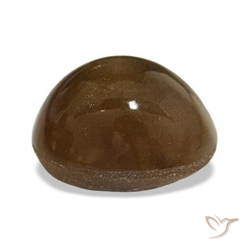 Piedra solar estrella Marrón medio natural de 13.45 ct, Corte Óvalo, Opaco