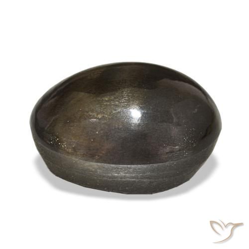 Piedra solar estrella Medium Light-Brown natural de 14.54 ct, Corte Óvalo, Opaco