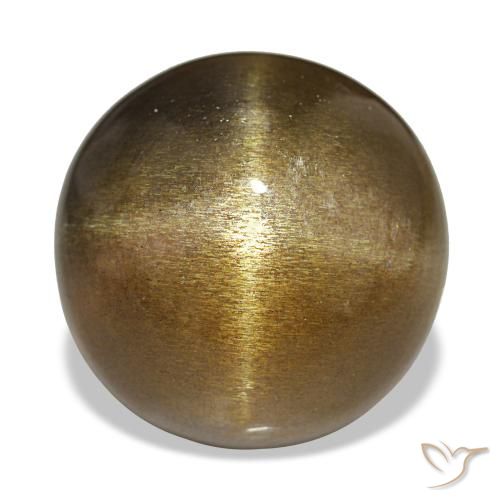 18.17ct Marrón claro Piedra solar estrella, Redondo, Opaco