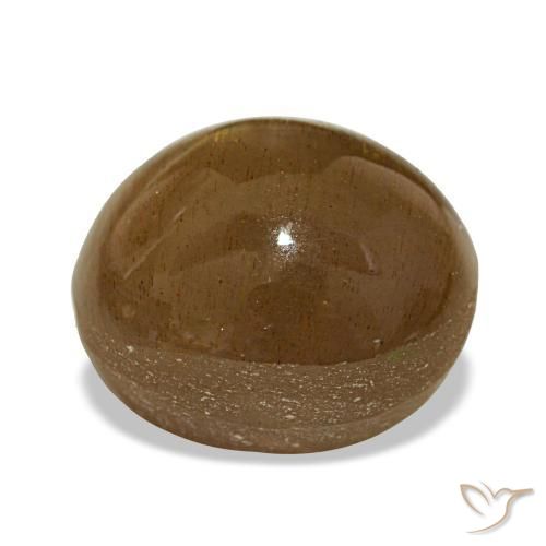 Piedra solar estrella Marrón caramelo natural de 11.21 ct, Corte Óvalo, Opaco