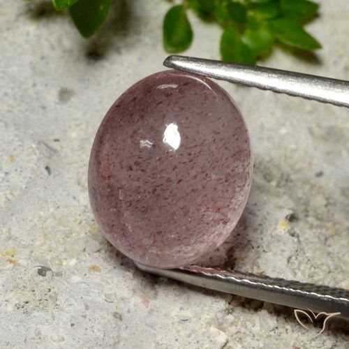 5.04ct Natural Rosa rosado cuarzo fresa, Ovalada, Translúcido