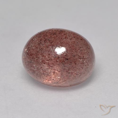 3.19ct Natural Rosa rosado cuarzo fresa, Ovalada, Translúcido