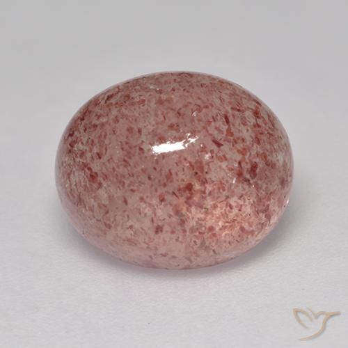 5.29ct Natural Rosa rosado cuarzo fresa, Ovalada, Translúcido