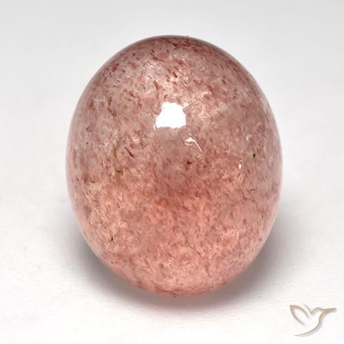 10.85ct Natural Rosado claro cuarzo fresa, Ovalada, Translúcido