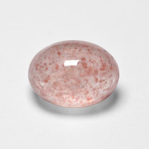 Cuarzo fresa rosa natural de 1,04 ct, corte óvalo, translúcido