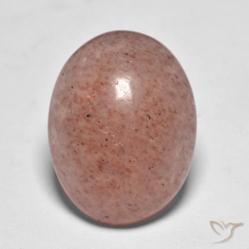 7.32ct Natural Rojo mariquita cuarzo fresa, Ovalada, Translúcido