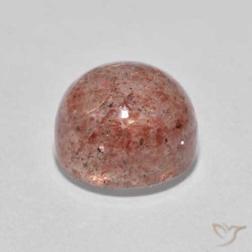 Cuarzo fresa Rosa rosado natural de 2.90 ct, Redondo, Translúcido