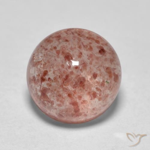 1.80ct Natural Rosado claro medio Cuarzo fresa, Redondo, Translúcido