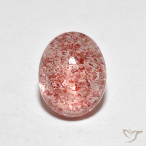 2.39ct Natural Rosado frambuesa cuarzo fresa, Ovalada, Transparente