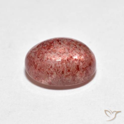 Cuarzo fresa Rosado frambuesa natural de 2.39 ct, Ovalada, Transparente