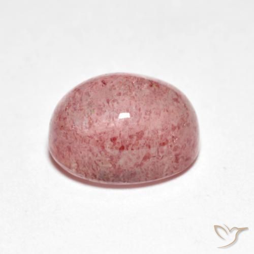 Cuarzo fresa Rosado claro natural de 2.74 ct, Ovalada, Transparente