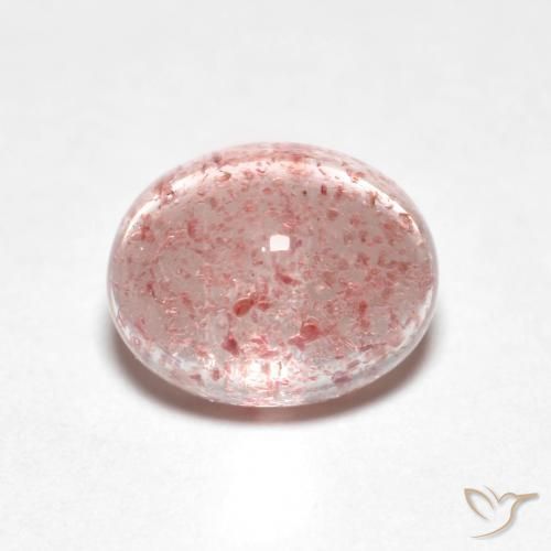 2.36ct Natural Rosado bubblegum claro cuarzo fresa, Ovalada, Transparente