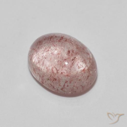 2.39ct Natural Rosa rosado cuarzo fresa, Ovalada, Transparente