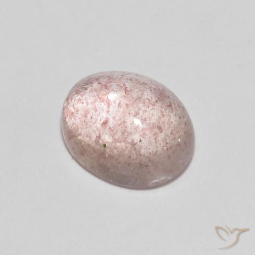 2.19ct Natural Rosado claro cuarzo fresa, Ovalada, Transparente