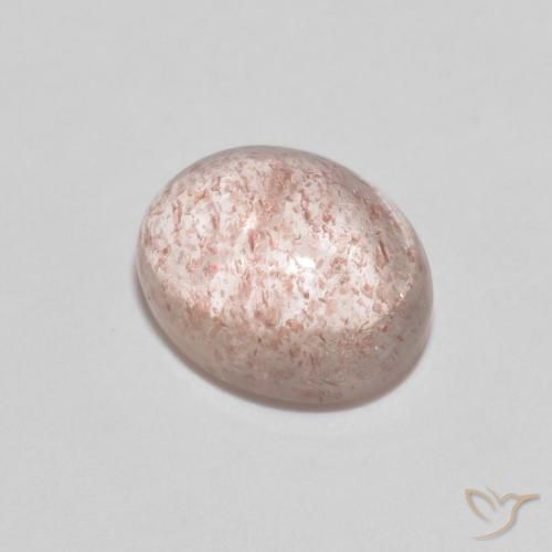 2.50ct Natural Rosado claro Cuarzo fresa, Ovalada, Transparente
