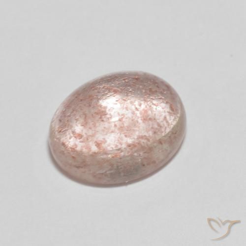 Cuarzo fresa Rosado claro natural de 2.50 ct, Ovalada, Transparente