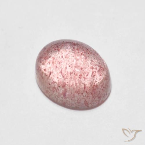 2.45ct Natural Rosado claro Cuarzo fresa, Ovalada, Transparente
