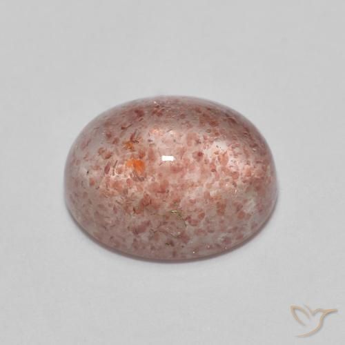 Cuarzo fresa Rosado medio natural de 2.37 ct, Ovalada, Transparente