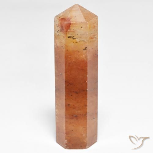Cuarzo fresa Naranja cálido natural de 39.31 ct, Elegante, Opaco