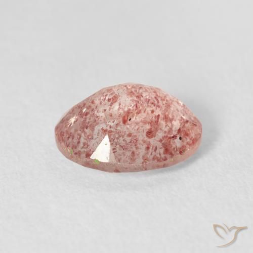 Cuarzo fresa Medium Light-Pink natural de 2.51 ct, Ovalada, Transparente