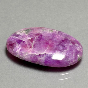 Sugilita multicolor natural de 11,75 ct, corte óvalo, opaco