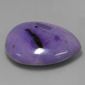 Sugilita multicolor natural de 52,37 ct, en forma de pera, opaco