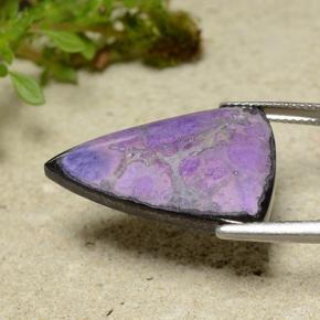 Sugilita Violeta medio natural de 14.82 ct, Trillón, Opaco