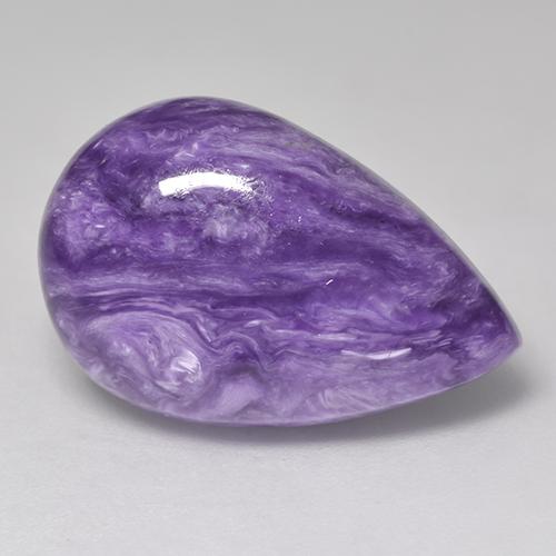 Sugilita Violeta púrpura claro natural de 11.47 ct, En forma de pera, Opaco