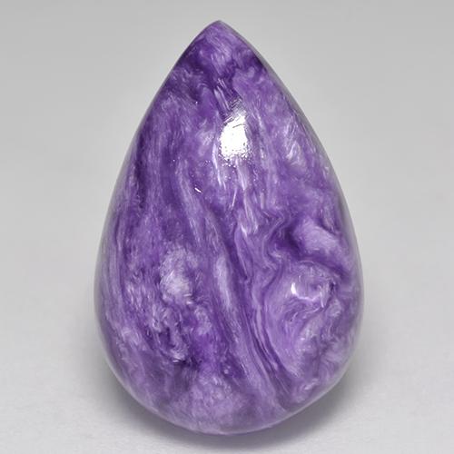 Sugilita Violeta púrpura claro natural de 11.47 ct, En forma de pera, Opaco