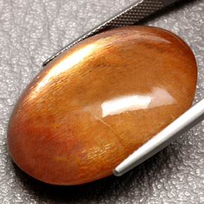 Piedra sol marrón natural de 56,10 ct, corte óvalo, opaco