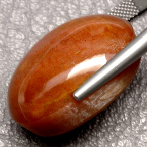 Piedra sol marrón natural de 49,49 ct, corte óvalo, opaco